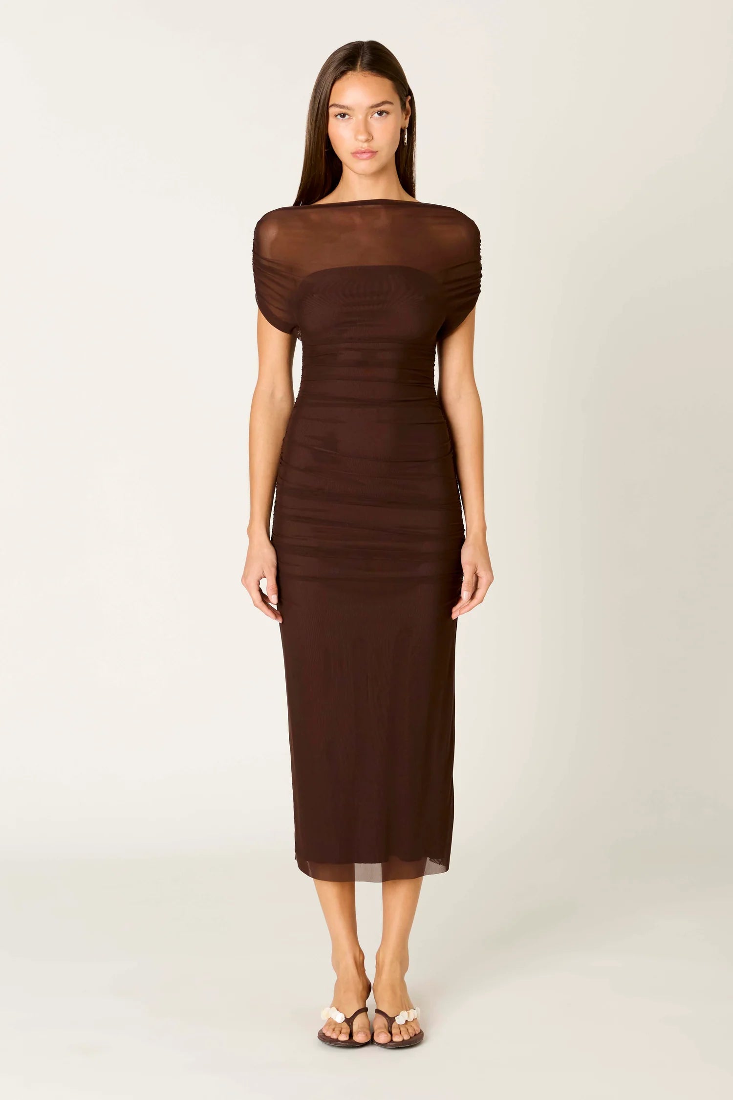 Aria Dress | Chocolate | NIA