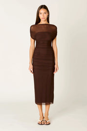 Aria Dress | Chocolate | NIA