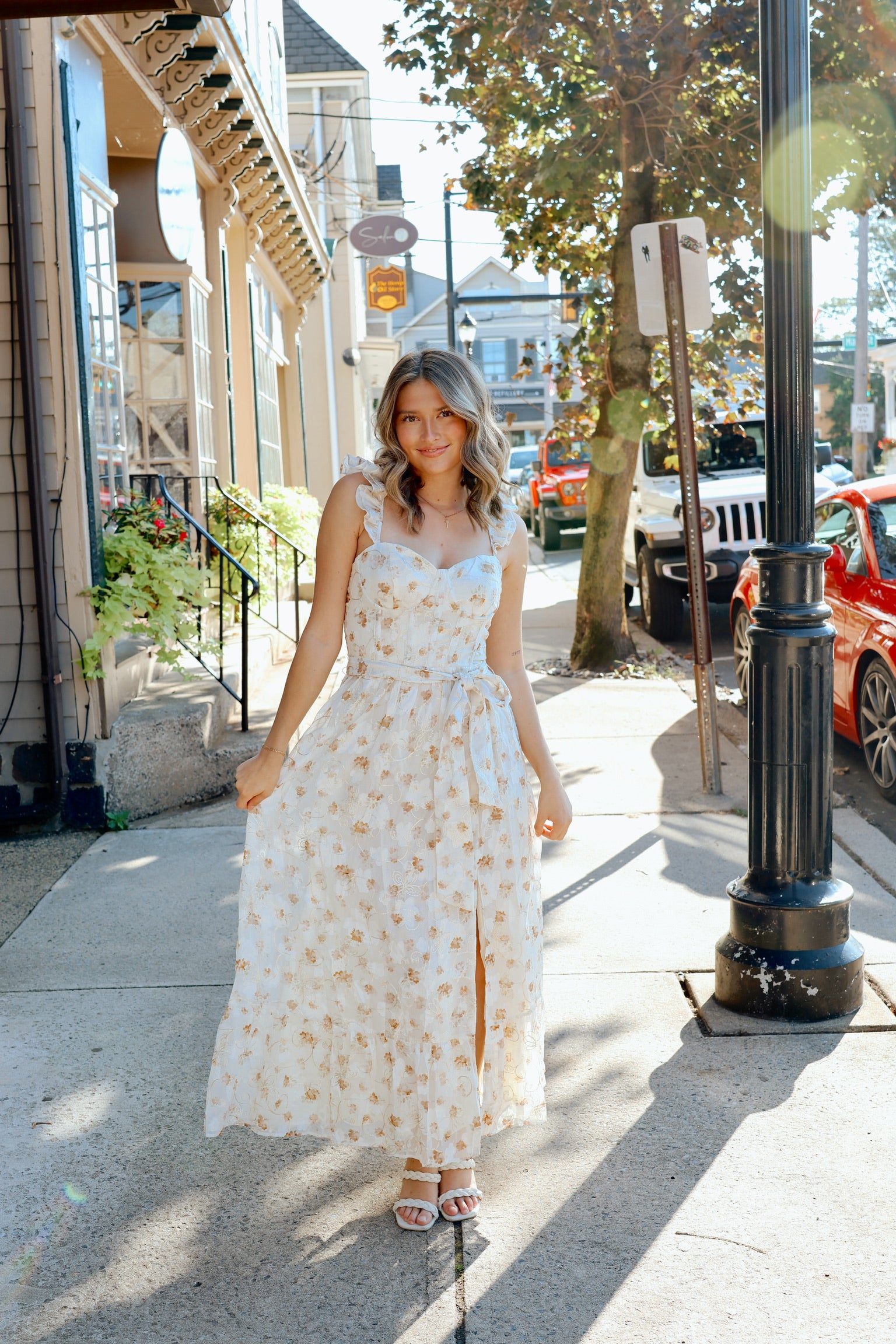 Last Forever Midi Ivory/Beige/Gold L Last Forever Midi Ivory/Beige/Gold L
