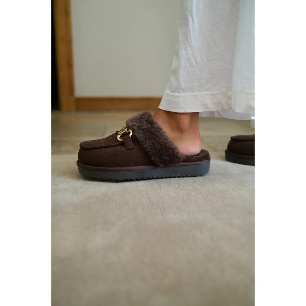 DAVOS Mule in Chcoolate