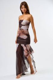 Found You Here Mesh Maxi