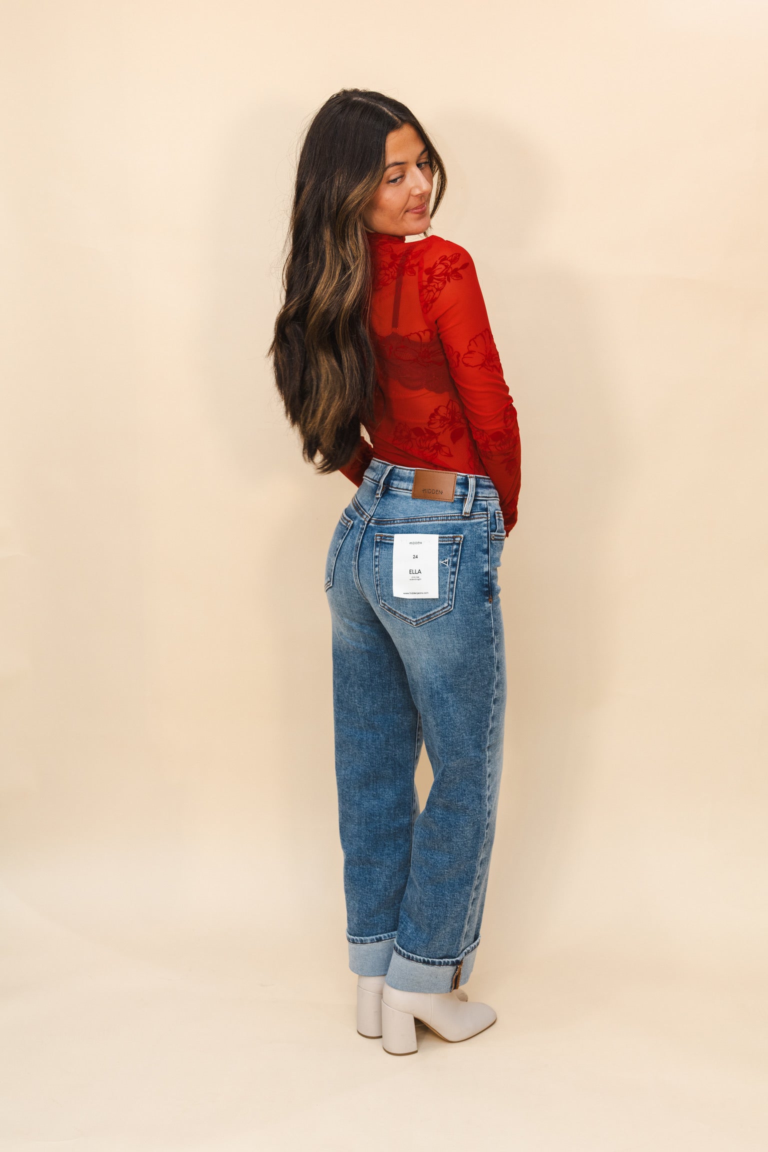 You Decide Long Sleeve in Deep Cherry