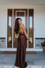 Reese Maxi Dress in Chocolate | Lulus
