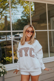 Cozy Girl NYC Stitched 2 Piece Set (SOLD AS SET)