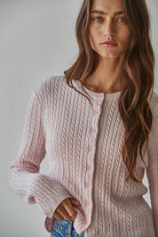 Current Obsession Cardi Ballet Pink