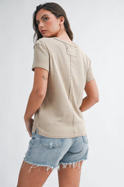 Everyday Oversized Tee Oat