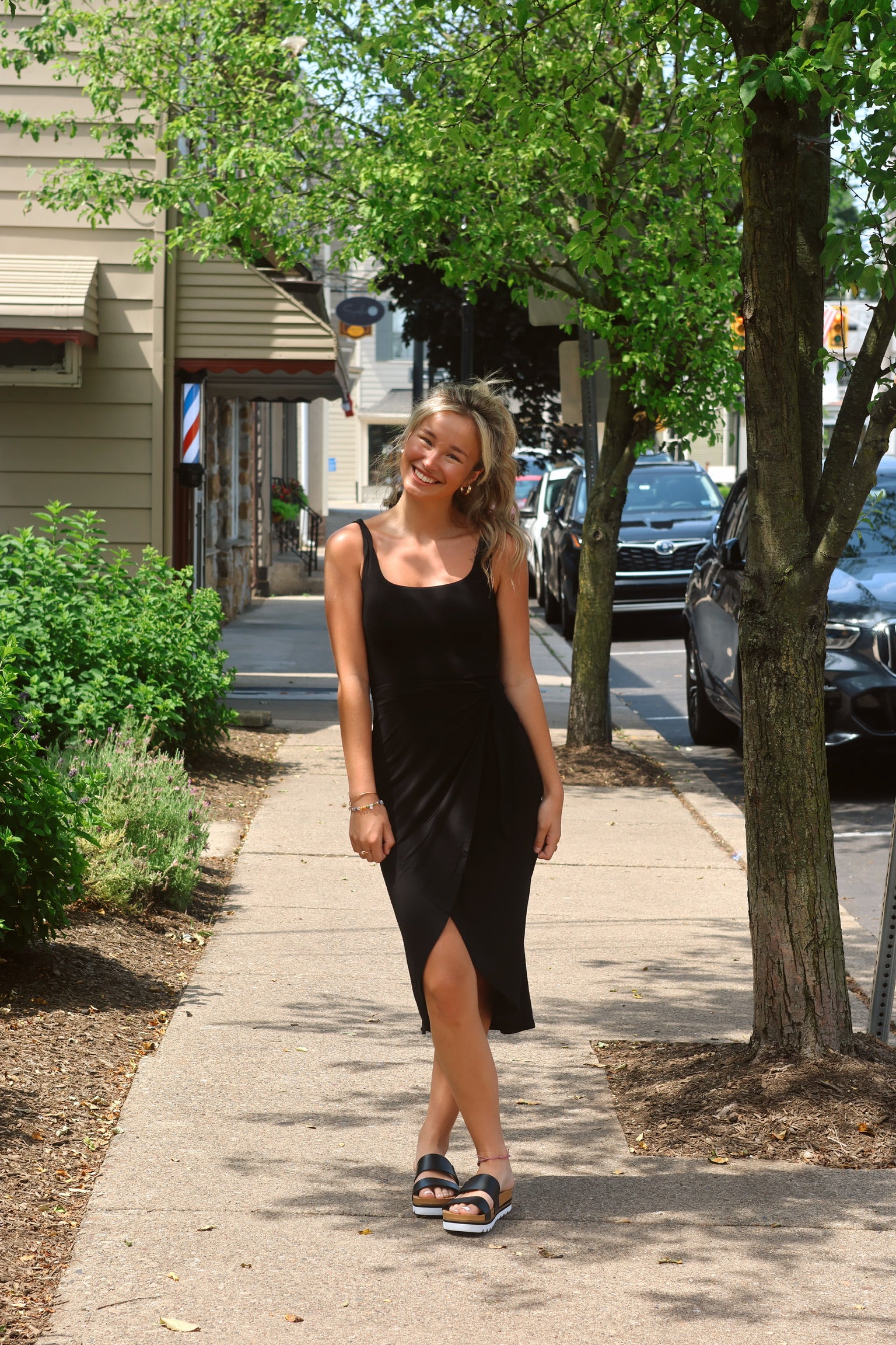 Rhea Dress Black