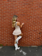 Tyler Taupe Mini Romper