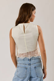 Lulu Lace Top Cream