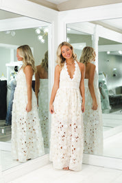 Sienna Gown in Ivory Cream by Elliatt