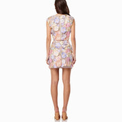 Floral Embroidery Two Piece Multi-Colored