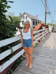 Sunflower Shorts Denim Blue