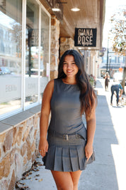 Uptown Belted Mini