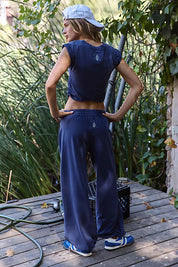 Hot Shot Crossover Set in Midnight Navy