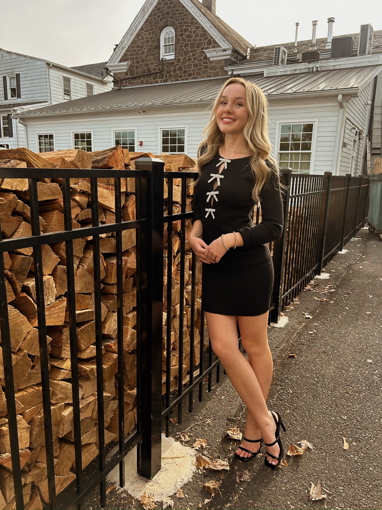 Ritzy Girl Mini Dress Black M Ritzy Girl Mini Dress Black M