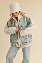 Aspen Denim Sherpa Jacket