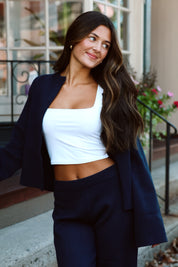 Acquired Two Piece Set Navy