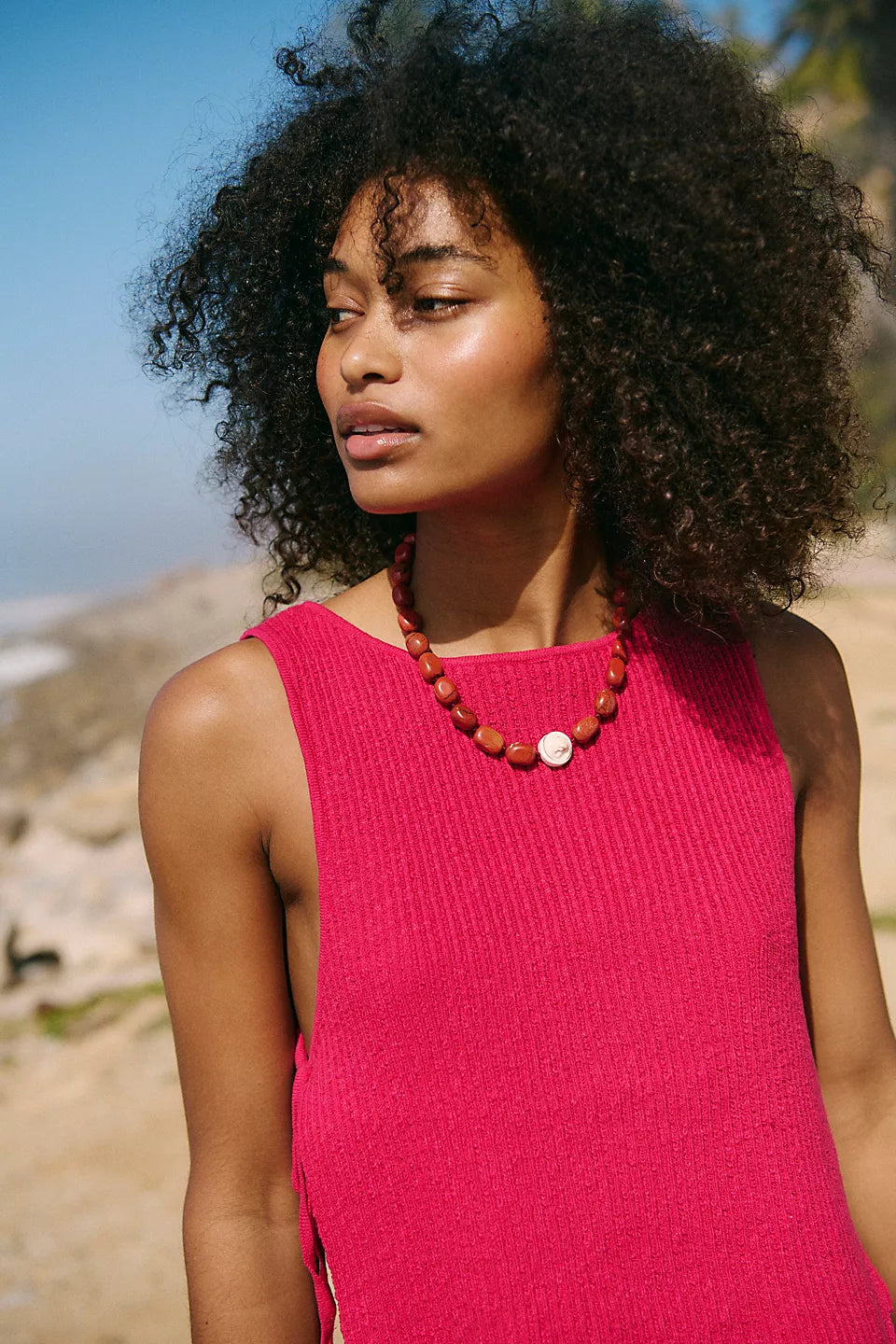 Lizzie Sweater Top in Love Potion