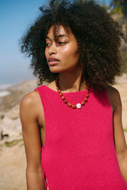 Lizzie Sweater Top in Love Potion