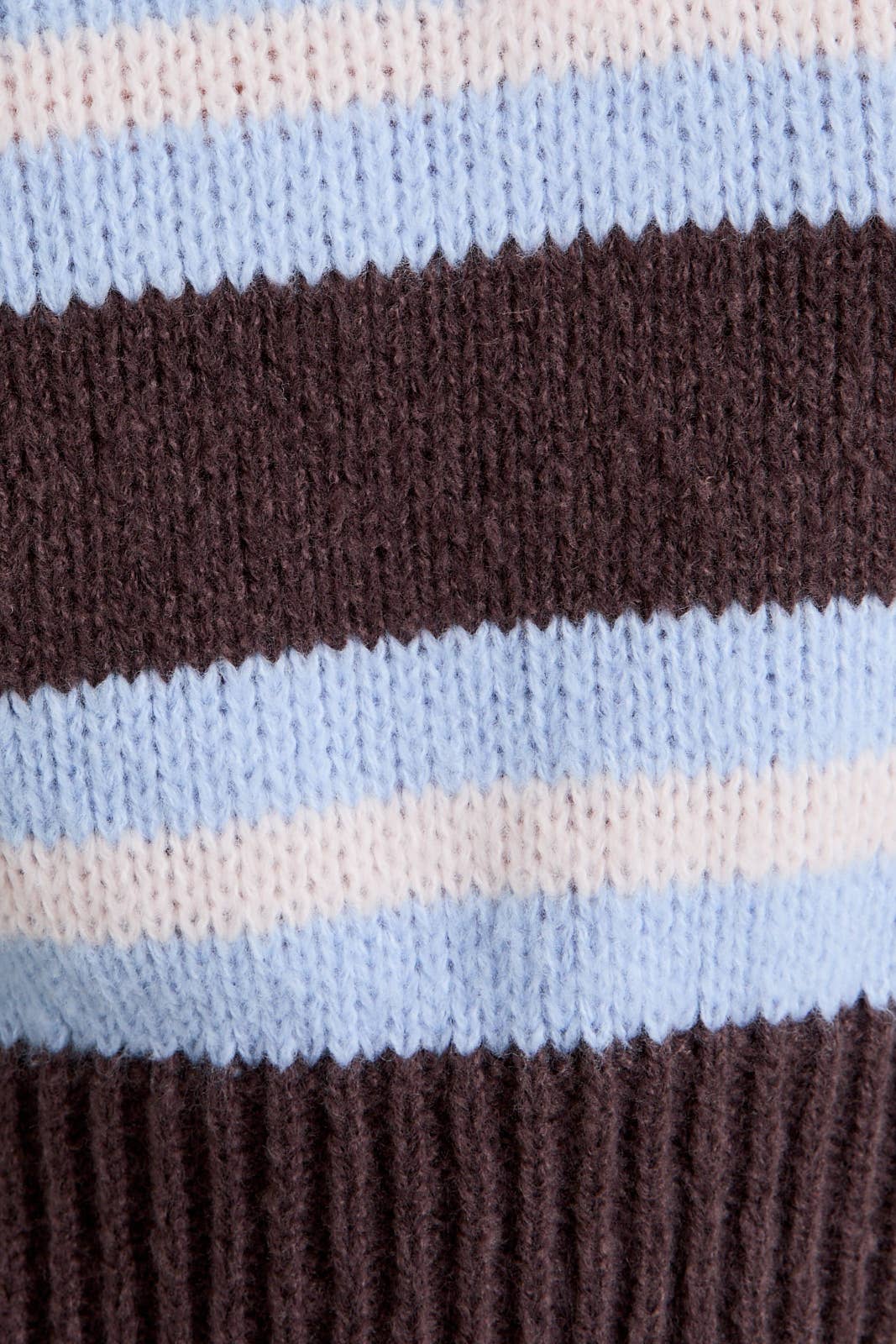 Jules Collared Stripe Crop Sweater