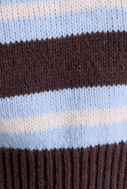 Jules Collared Stripe Crop Sweater