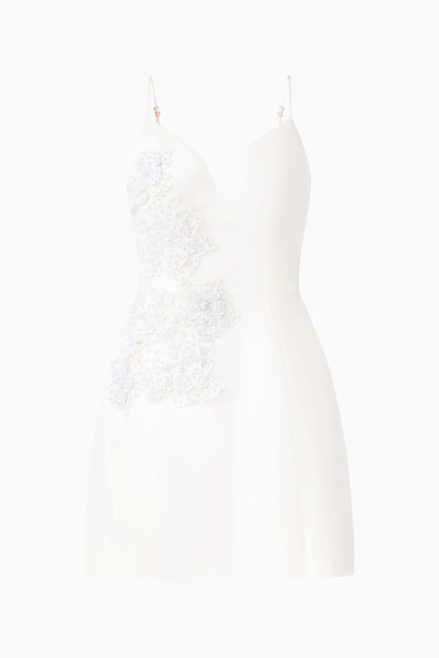 Stella Tulip Mini Dress in White by Elliatt