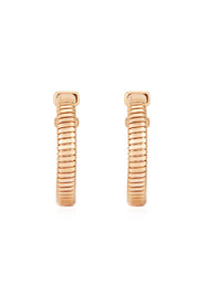 Your Essential Flex 18k Gold Plated Hoops: Silver / One Size