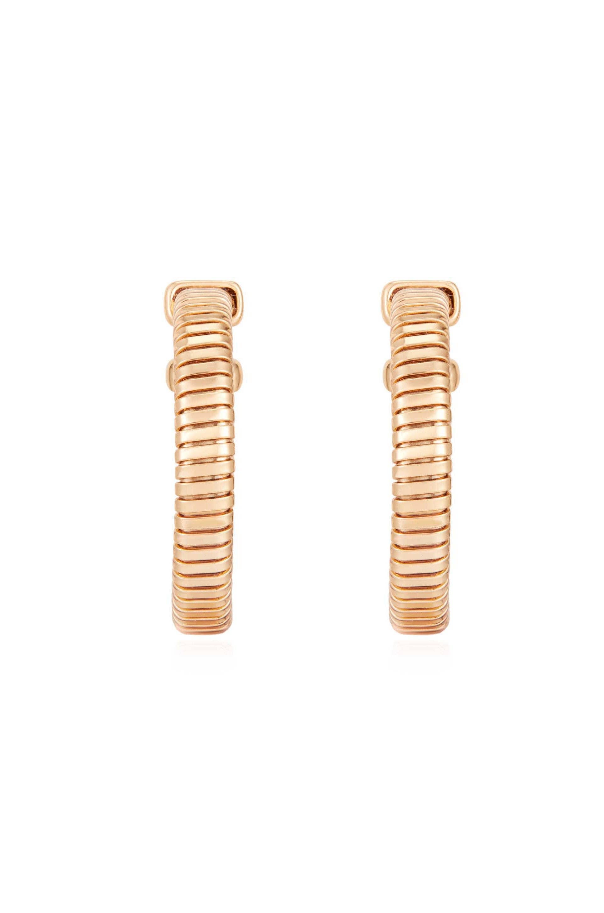 Your Essential Flex 18k Gold Plated Hoops: Silver / One Size
