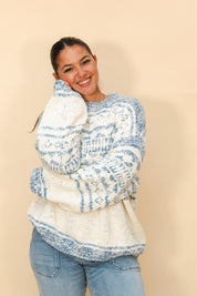 Dani Pattern Sweater Cloud Combo FP