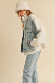 Aspen Denim Sherpa Jacket