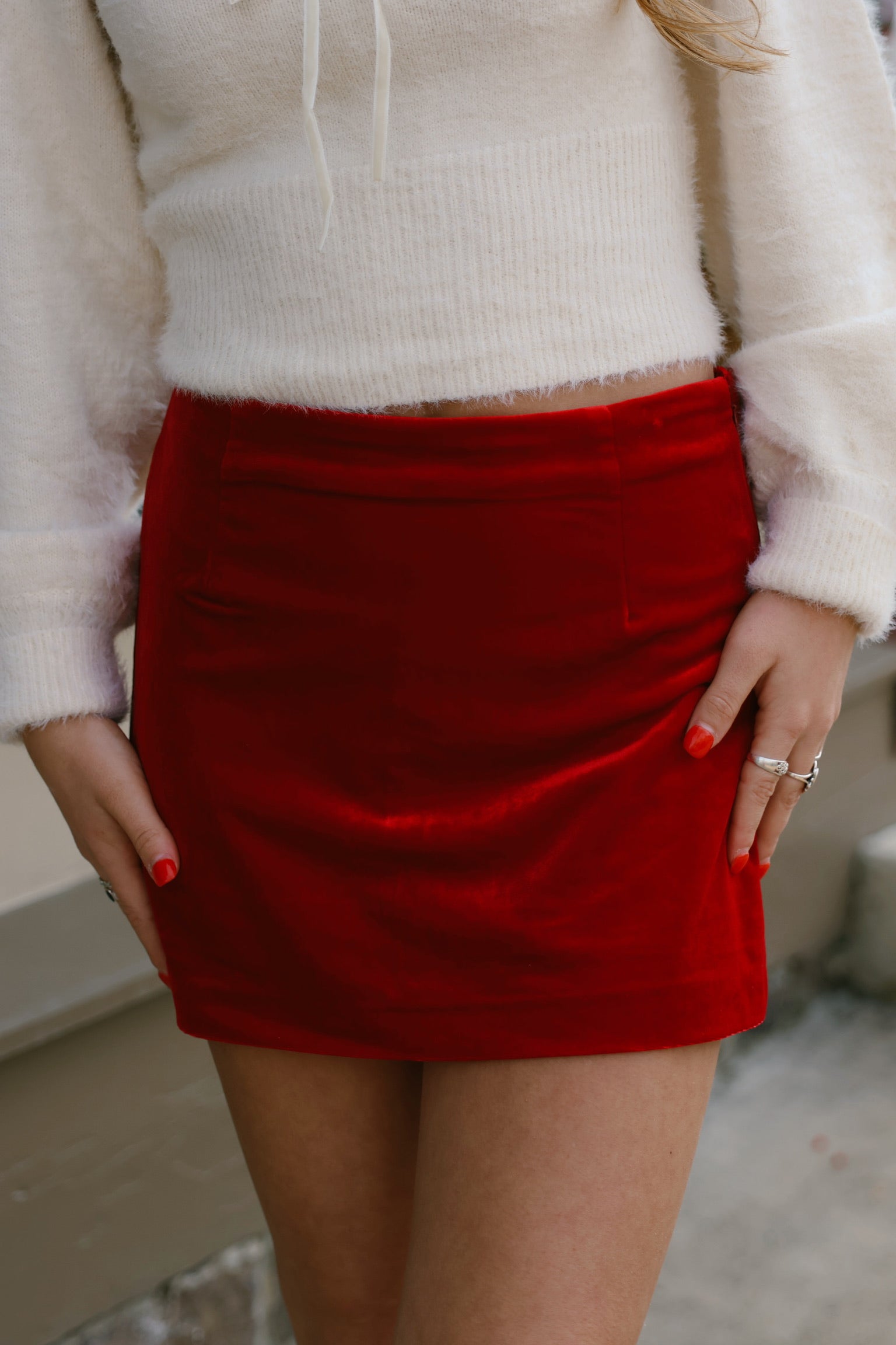 Cindi Skort Red Velvet