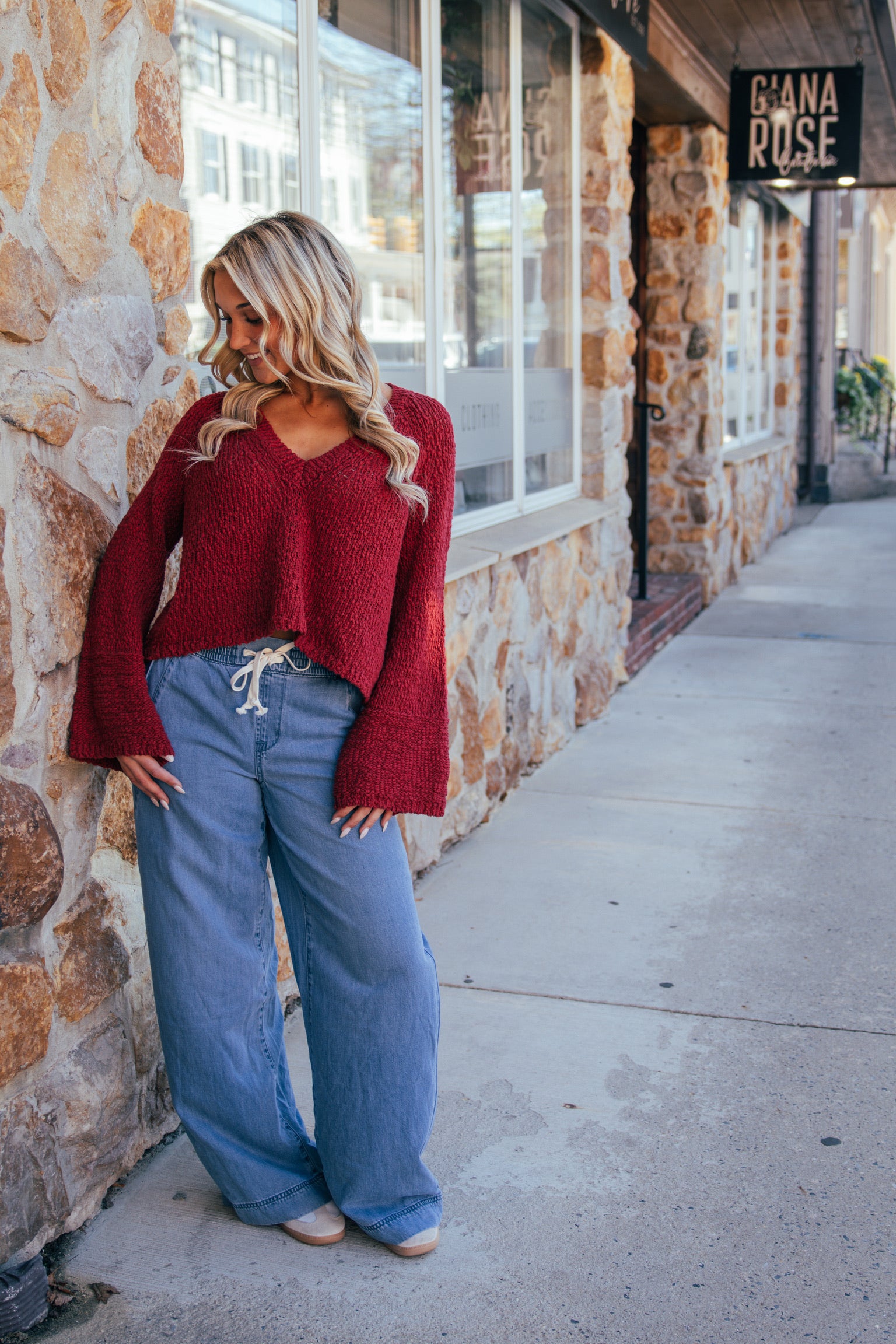 Heartland Cotton Pullover | Richest Red | Free People