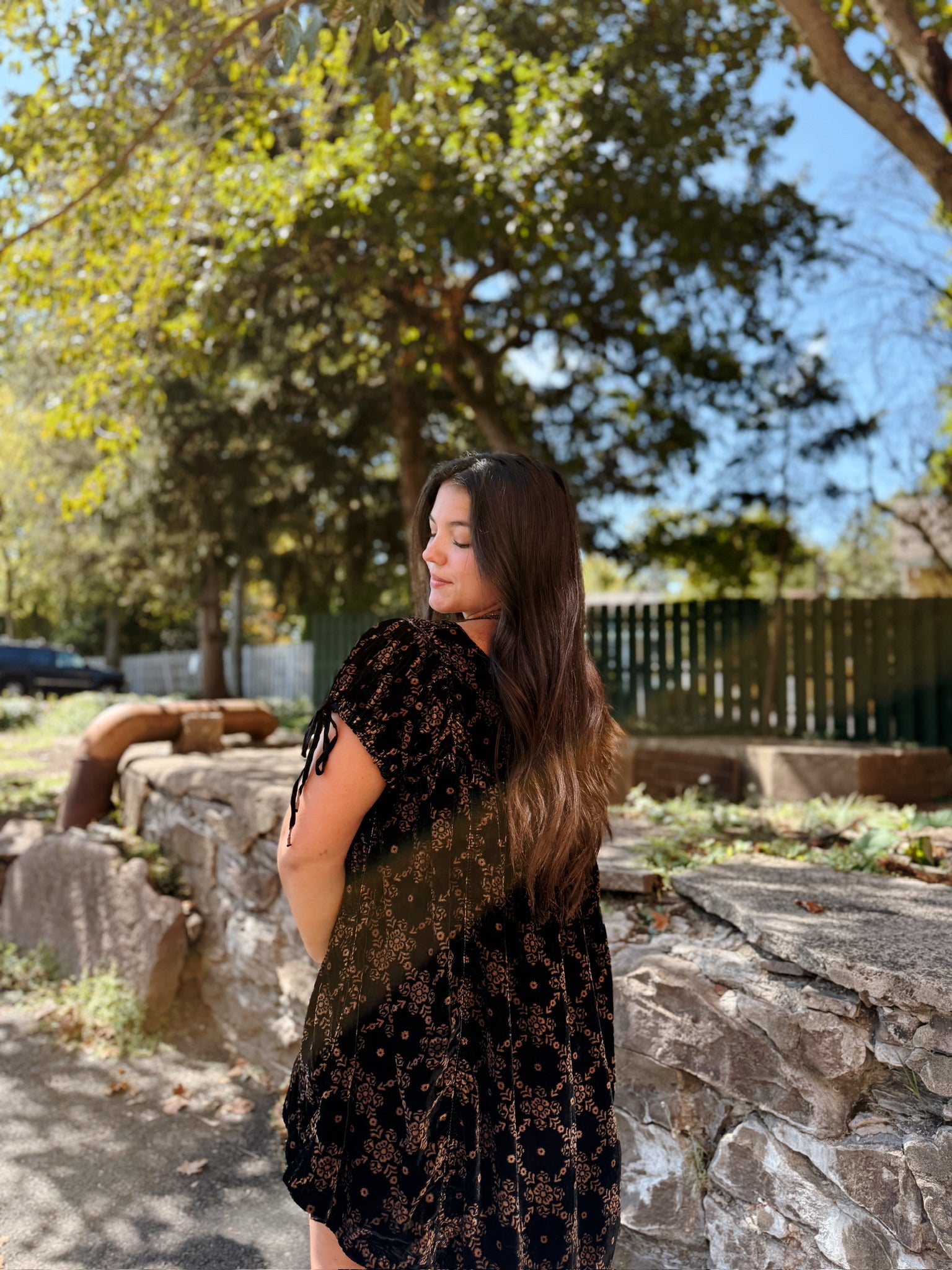 Velvet Summer Camp Tunic Black Combo FP