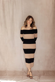 Evolina Knit Maxi Stripe