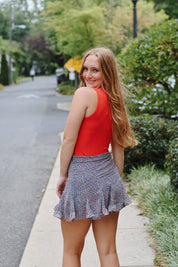 Sierra Skort Navy/ Red