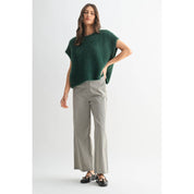 Mohair Sweater Vest Marsala