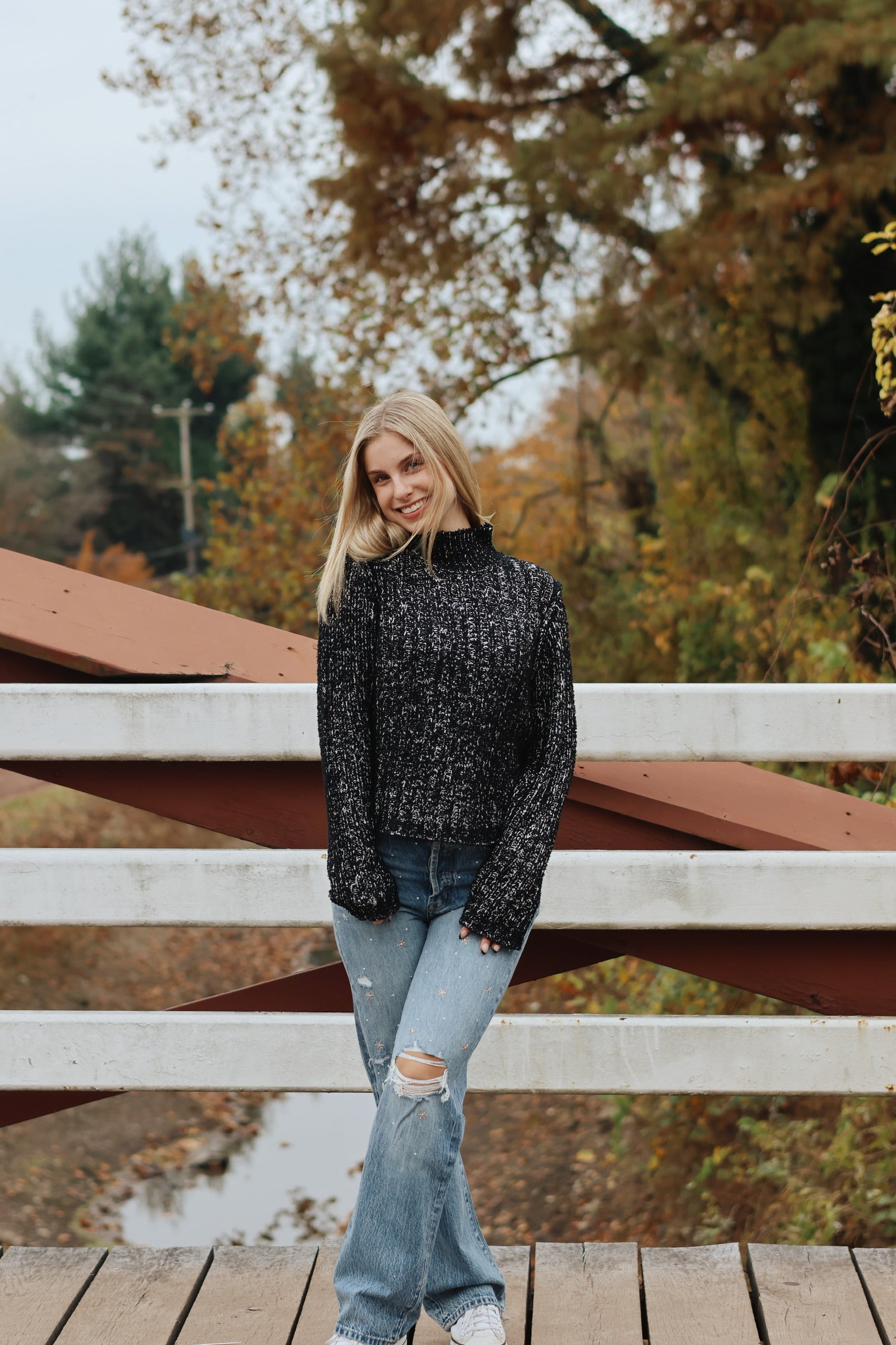 Kirsten Sweater Black Multi