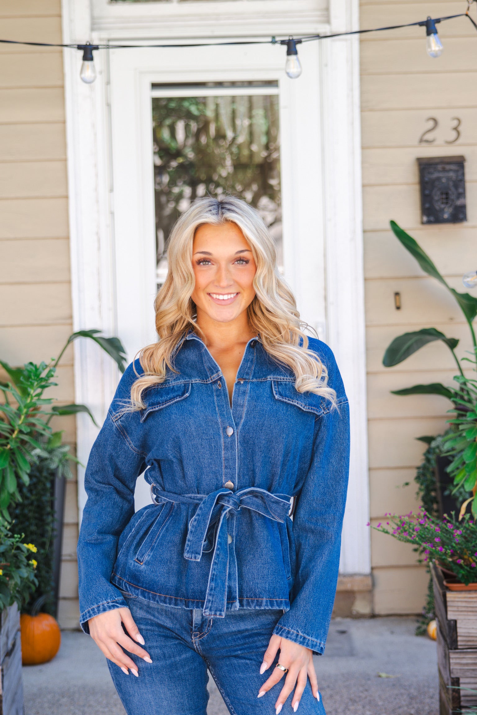 Belmont Denim Jacket Robe
