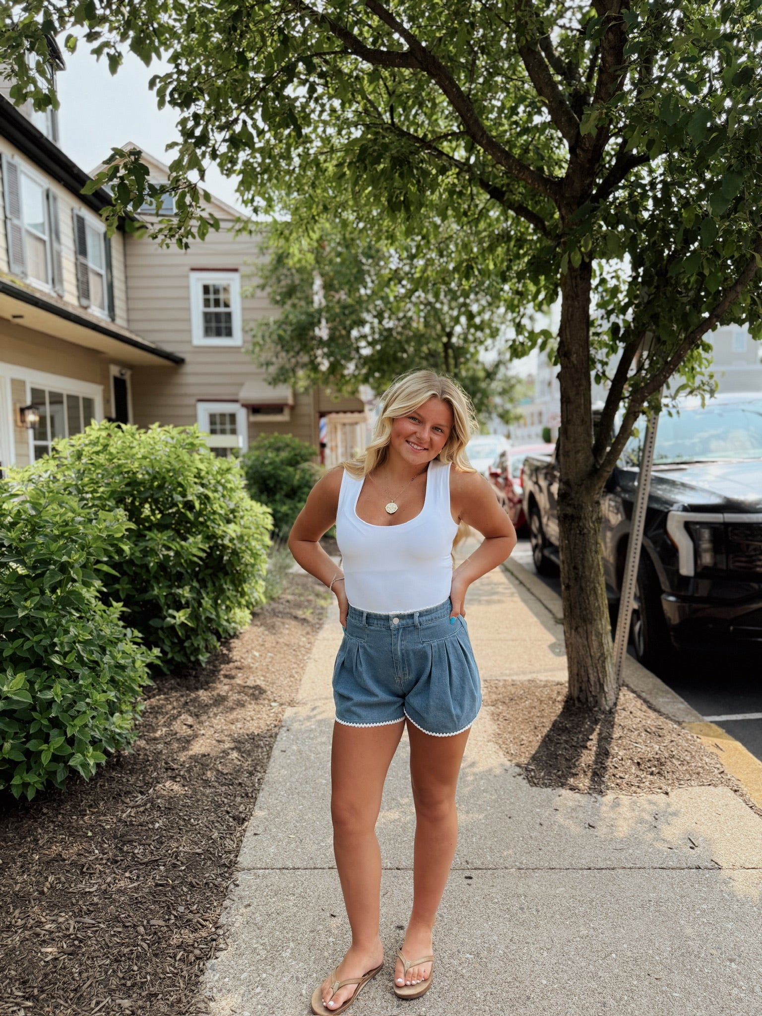 Lighthouse Denim Shorts