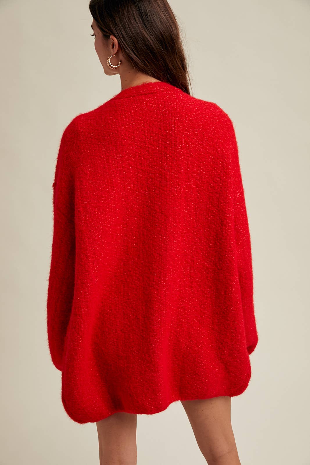 Cozy Cardi Red