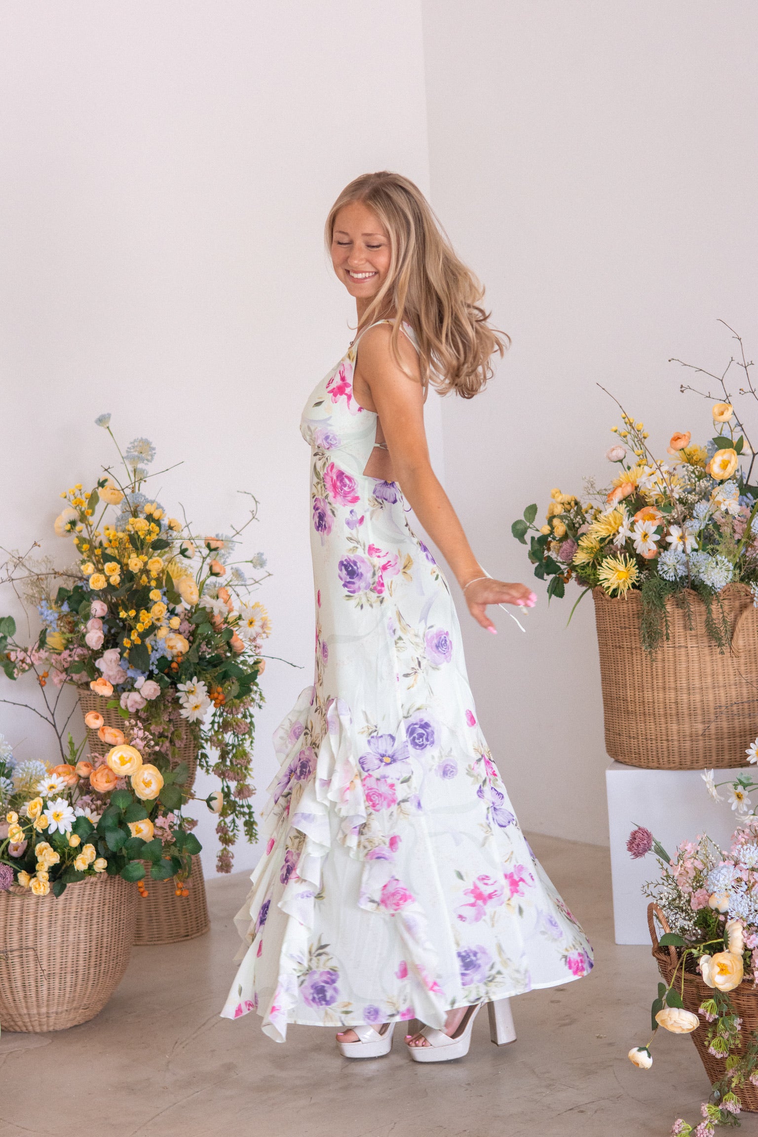 Monore Maxi Mint Floral