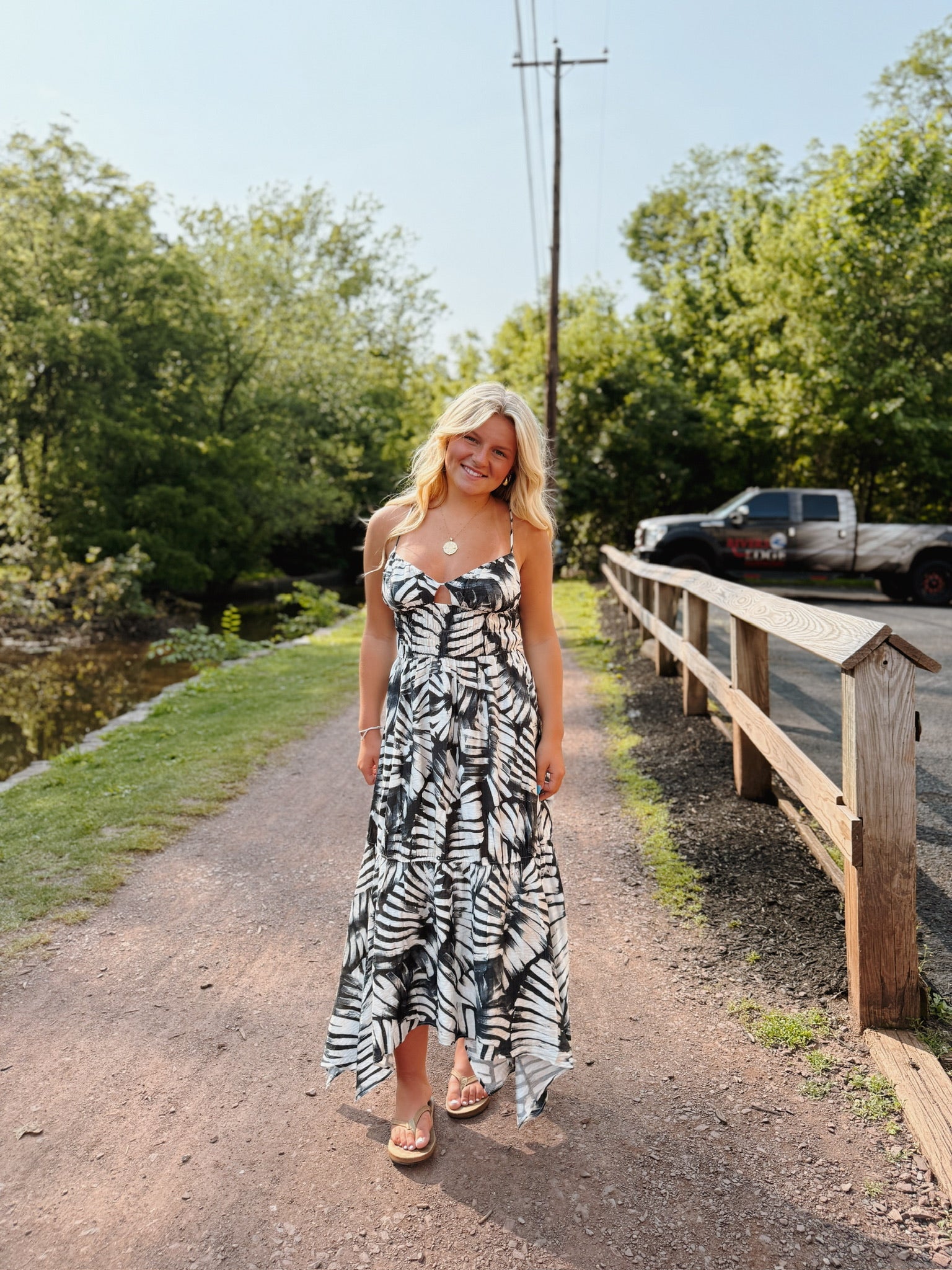 Jackie Dress Blk/Wht