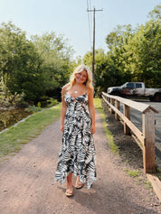 Jackie Dress Blk/Wht