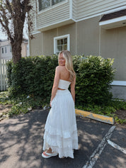 Brynn Maxi Skirt White FP