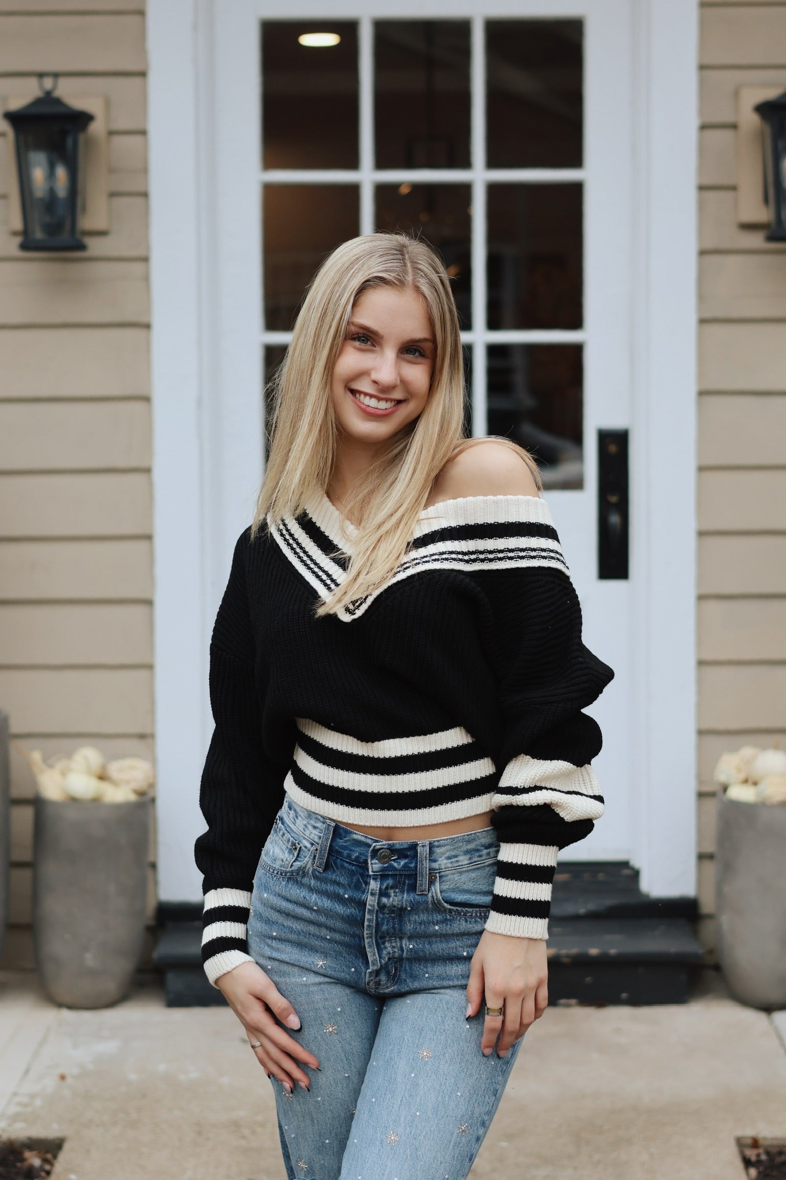 Jen Sweater Black Multi