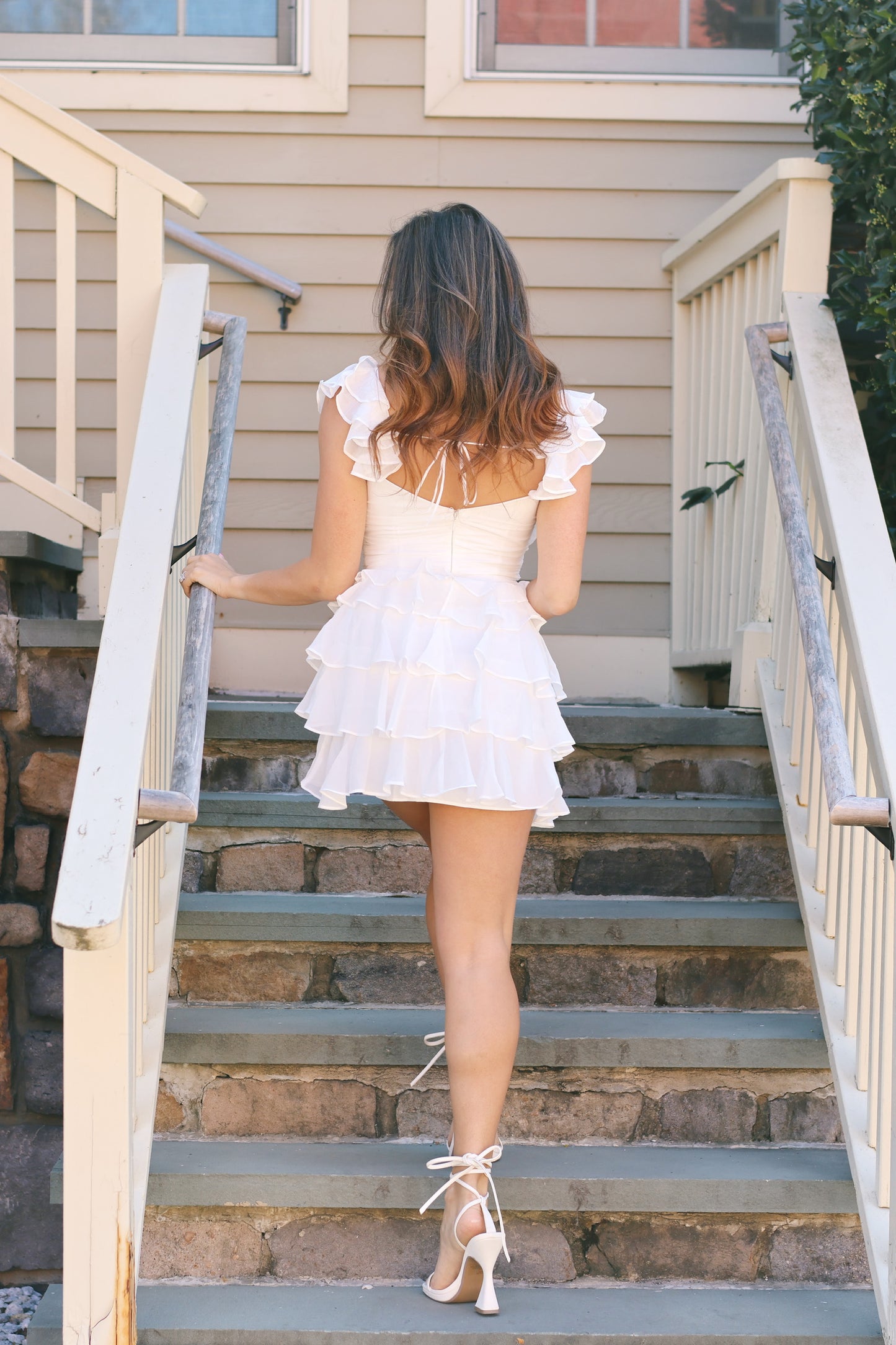Nora Mini Dress White