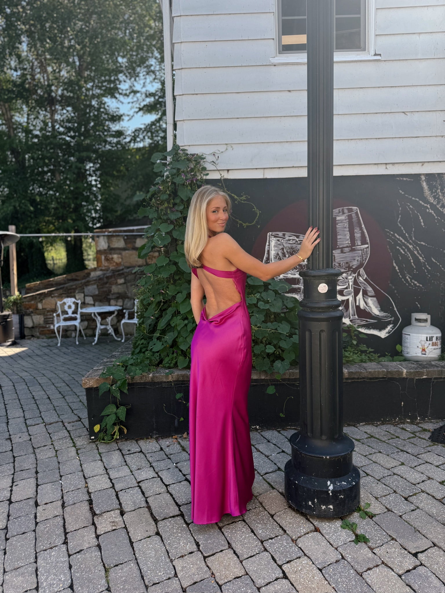 CHARA MAXI DRESS- MAGENTA