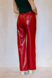 Cherry Babe Faux Leather Pants