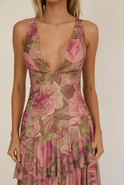 Maine Maxi Brown Floral