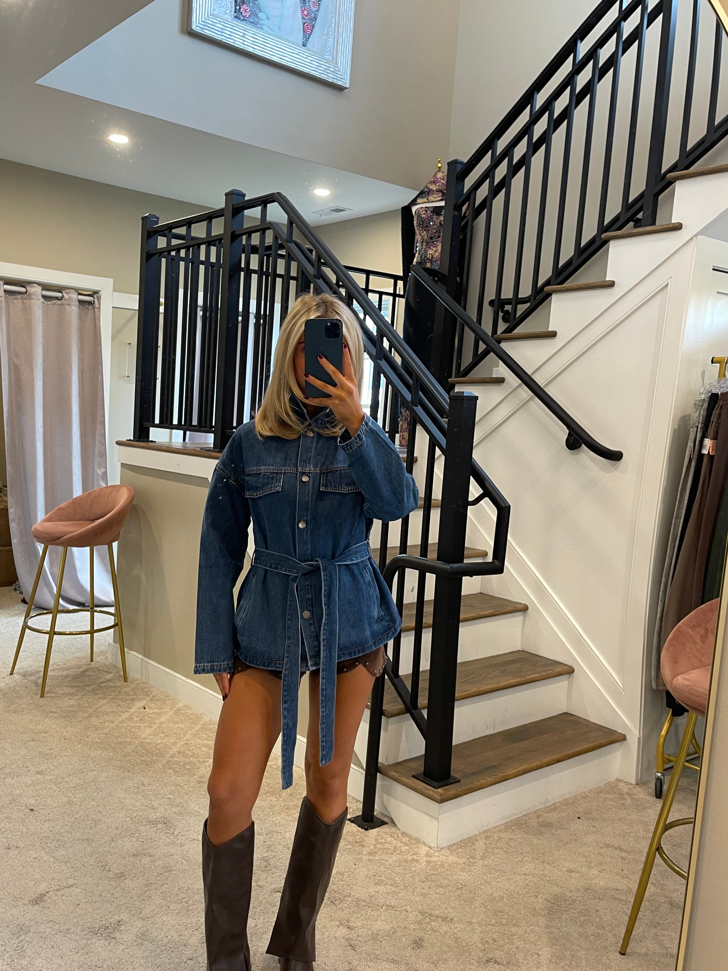 Belmont Denim Jacket Robe